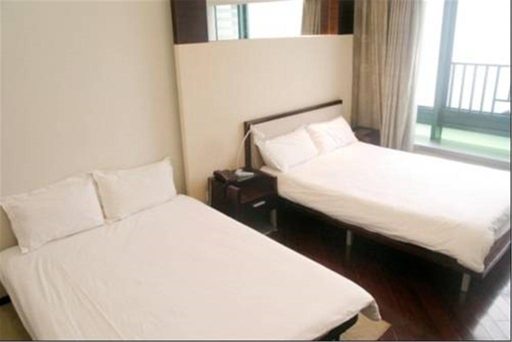Shanghai Skiline World Union Service Apartment Exteriér fotografie