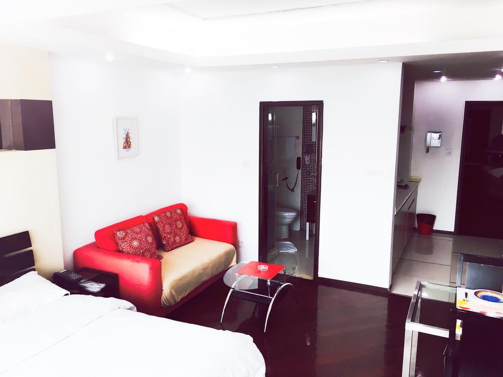 Shanghai Skiline World Union Service Apartment Exteriér fotografie