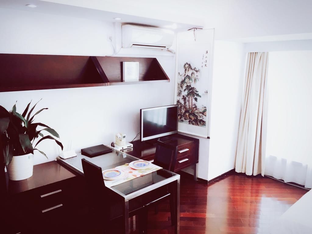Shanghai Skiline World Union Service Apartment Exteriér fotografie