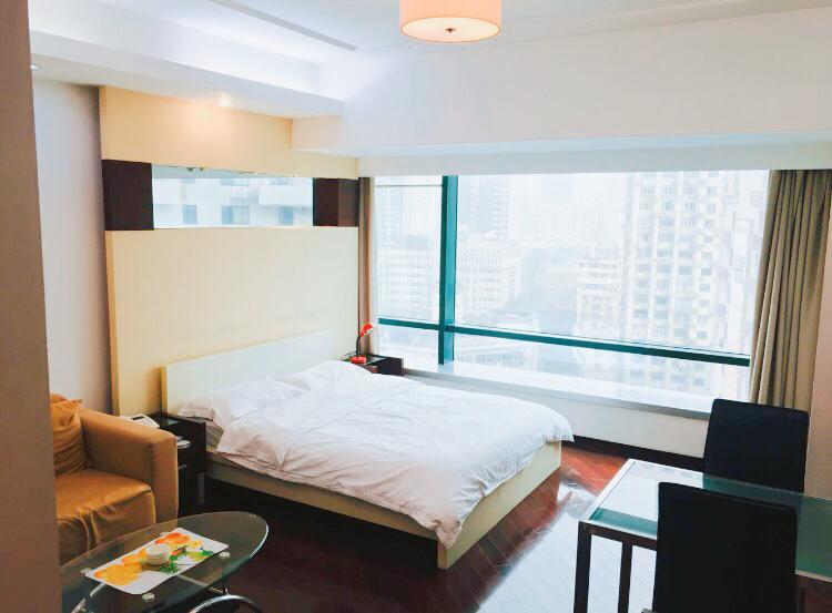 Shanghai Skiline World Union Service Apartment Exteriér fotografie
