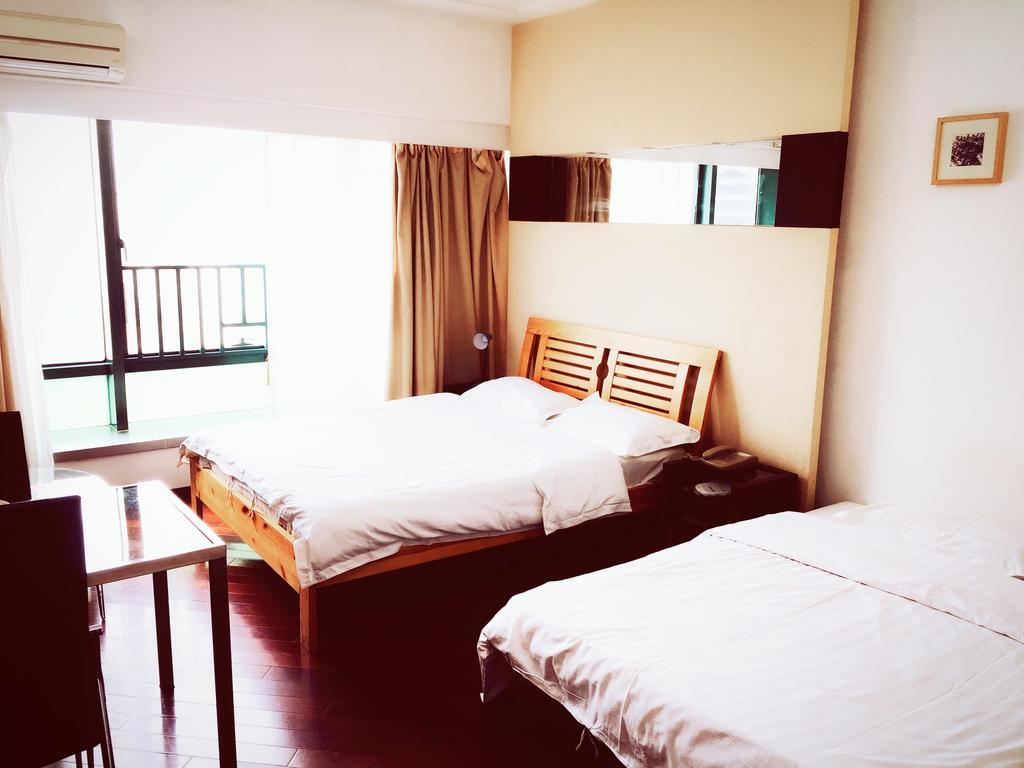 Shanghai Skiline World Union Service Apartment Exteriér fotografie